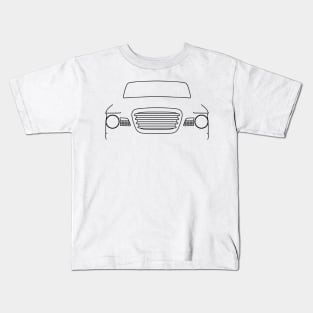 Studebaker Champ 1960s classic pickup truck black outline graphic Kids T-Shirt